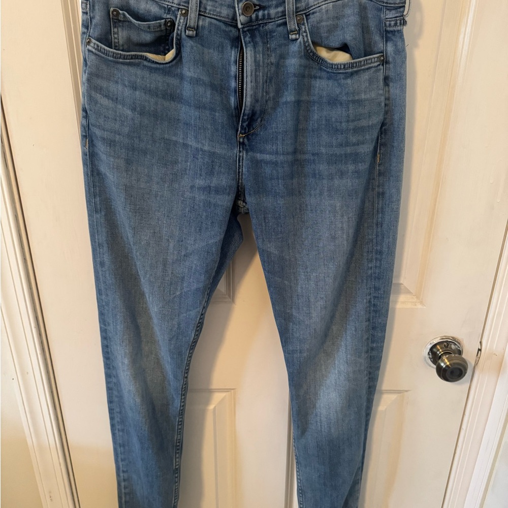 rag & bone Light Blue Skinny Leg Jeans